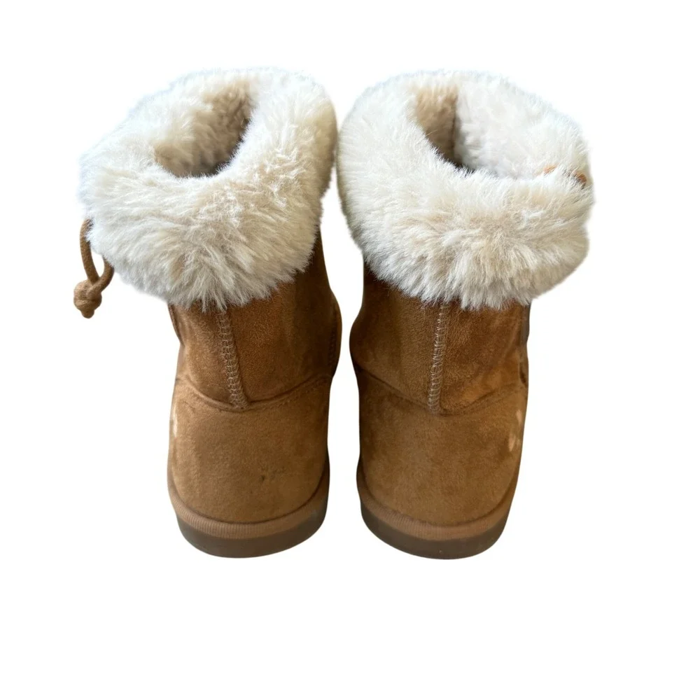 BILLY Footwear Adaptive Boots Size 2W Kids Cozy II Tan